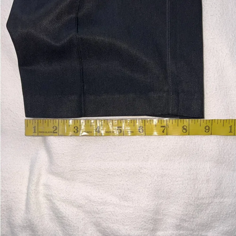 Vintage Tommy Bahama Black Double Pleated Silk Dress Pants- 35